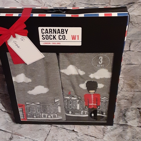 CARNABY SOCK CO SET OF 3 PAIR SOCKS - Picture 5 of 5